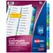 Avery Ready Index 24 Tab Double Column Binder Dividers, Customizable Table of Contents, Multicolor Tabs, 1 Set (11321)